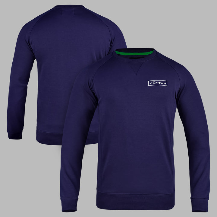 Leeds Sweatshirt Navy Blue | Kaptan