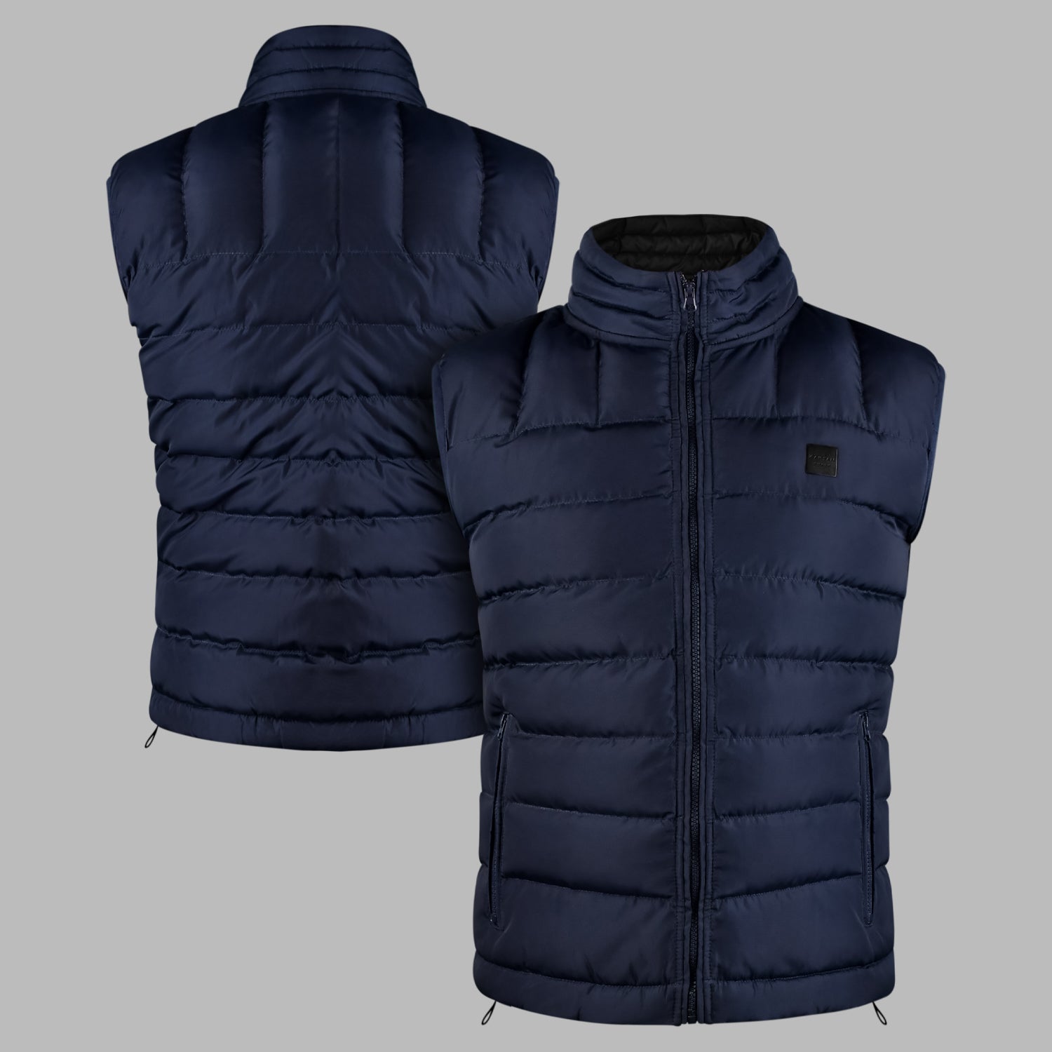 Midnight Navy Puffy Vest | Kaptan