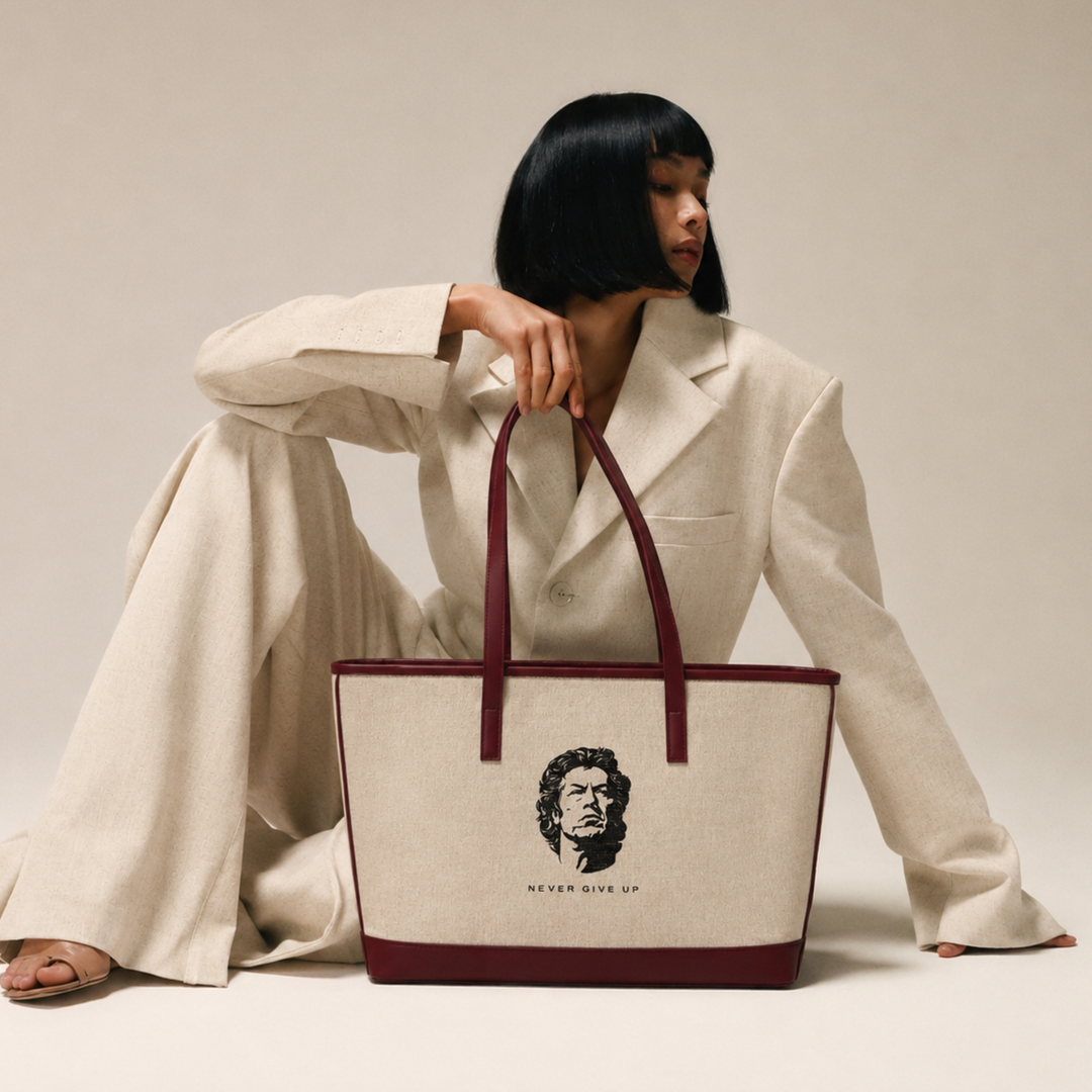 Kaptan Tote Bag - Maroon