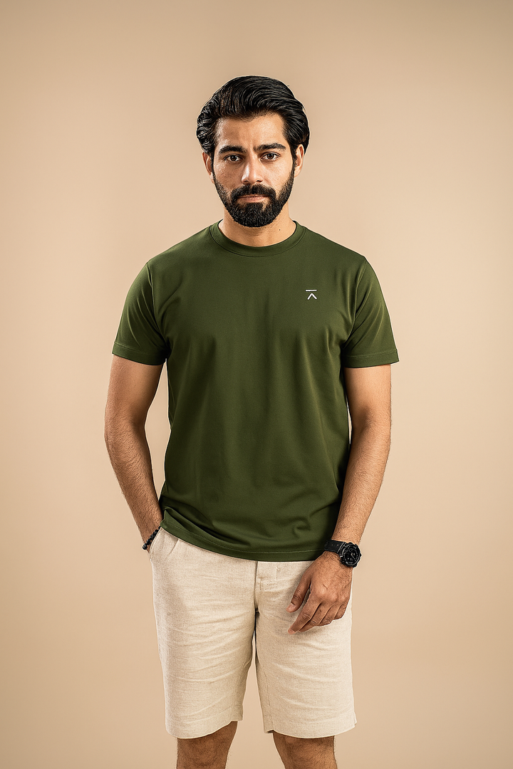 Men Active Mesh Shirt - Olive