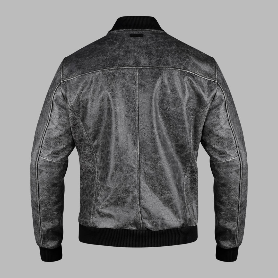Iron Edge Bomber Jacket - Charcoal grey | Kaptan