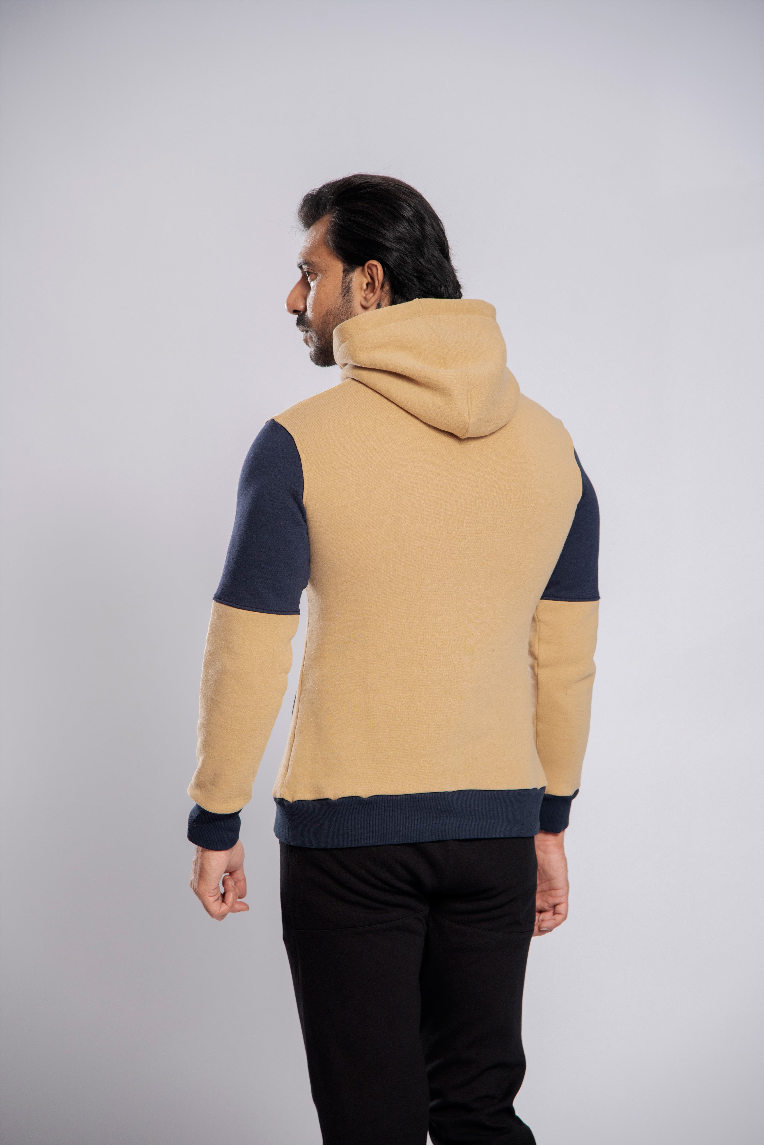 Bradford Hoodie - Beige/Navy | Kaptan