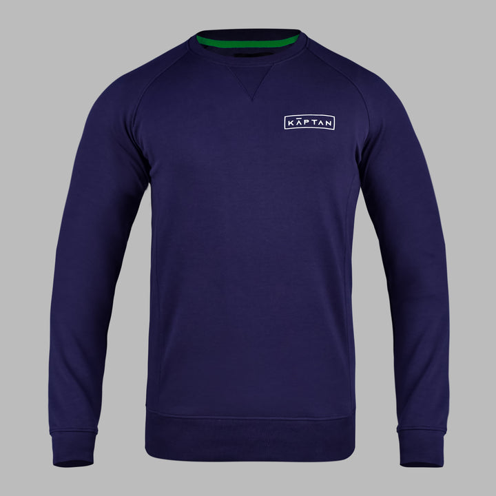 Leeds Sweatshirt Navy Blue | Kaptan