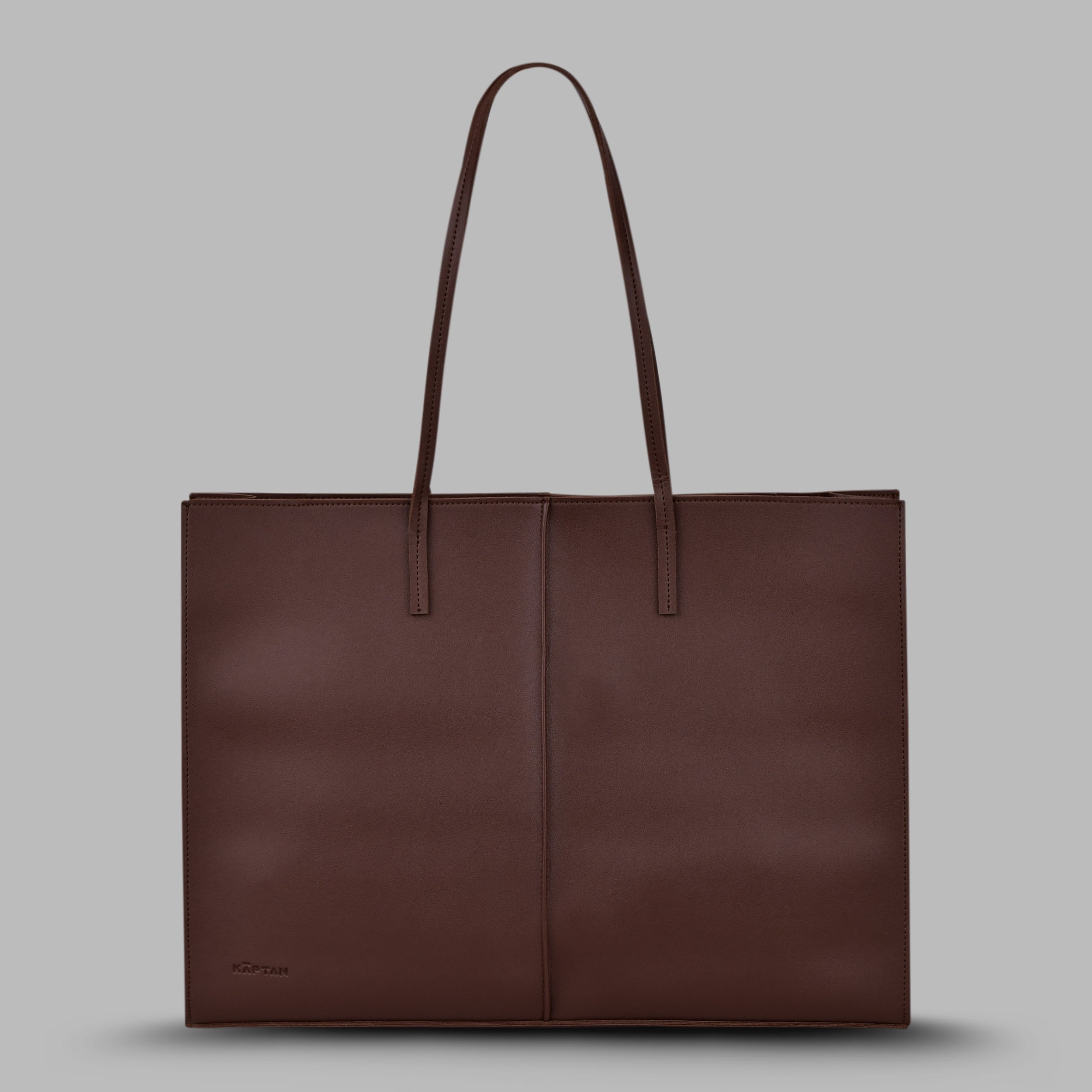 Noir Tote Bag- Dark Brown