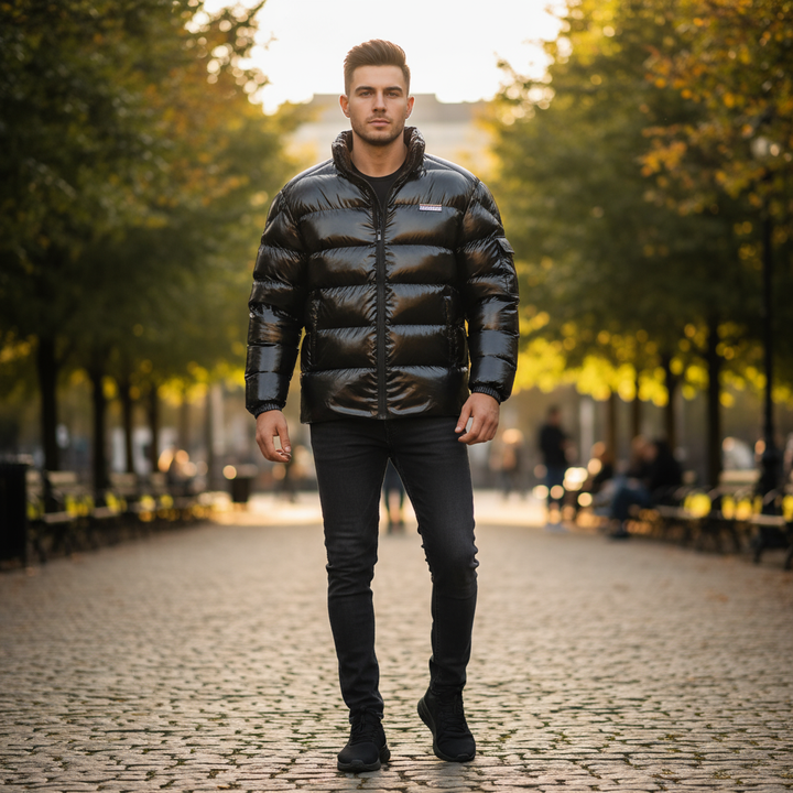 Men Jet Puffy Gloss Jacket | Kaptan