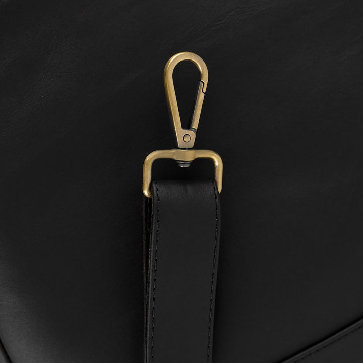 Executive Jet Black Laptop Bag