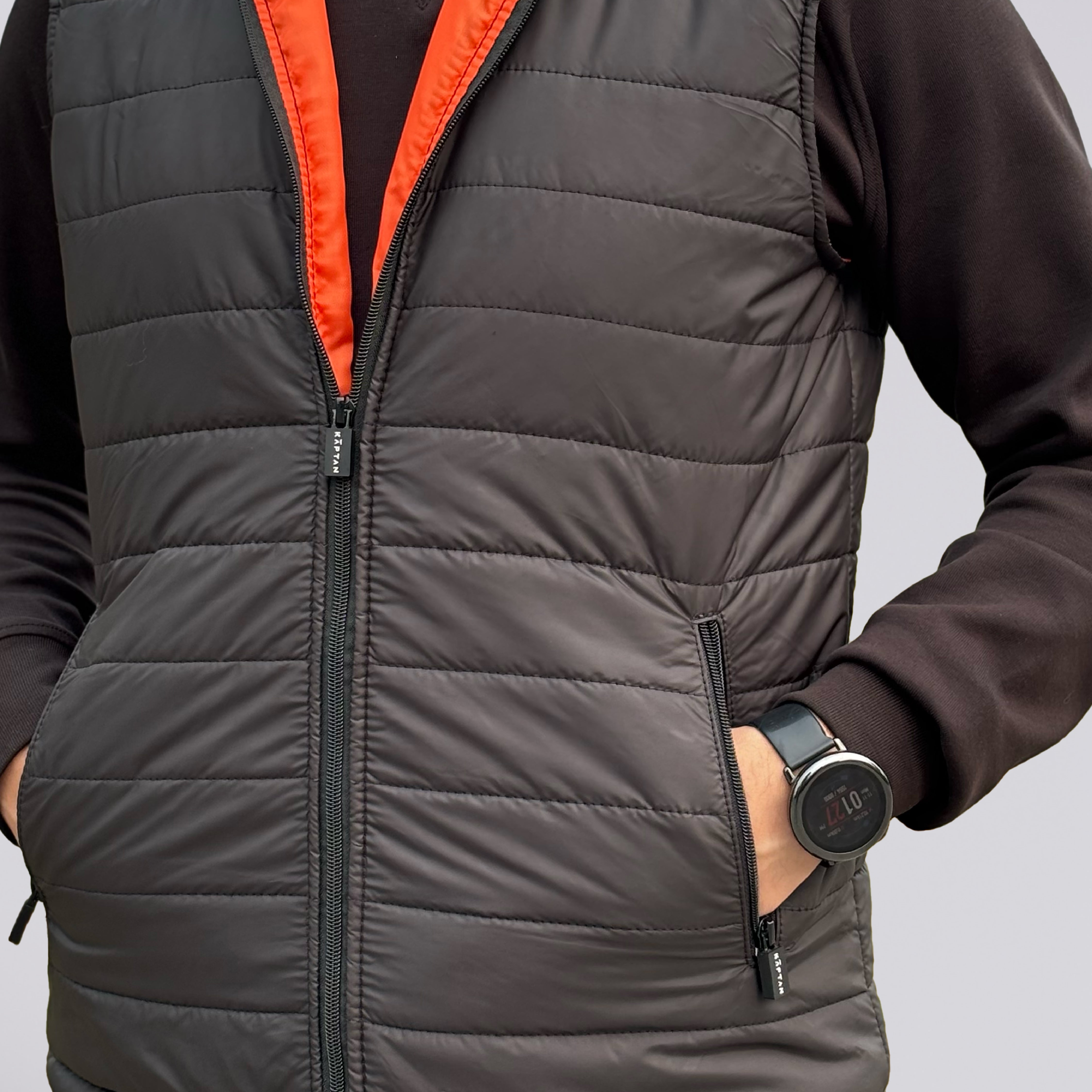 Men's Puffer Vest - Black | Kaptan