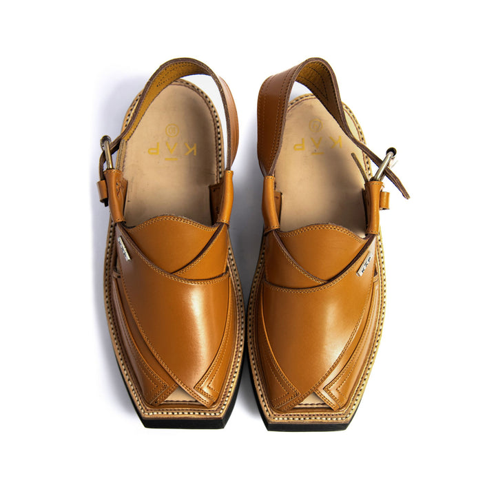 Trendsole - Camel Color Kaptan Chappal