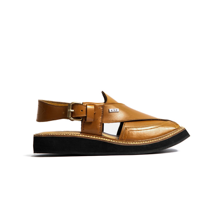 Trendsole - Camel Color Kaptan Chappal