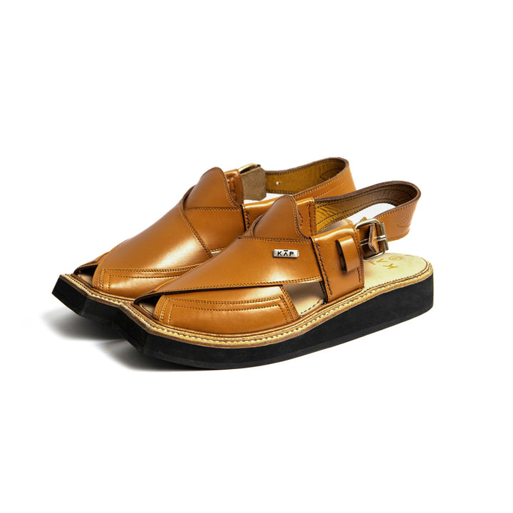 Trendsole - Camel Color Kaptan Chappal