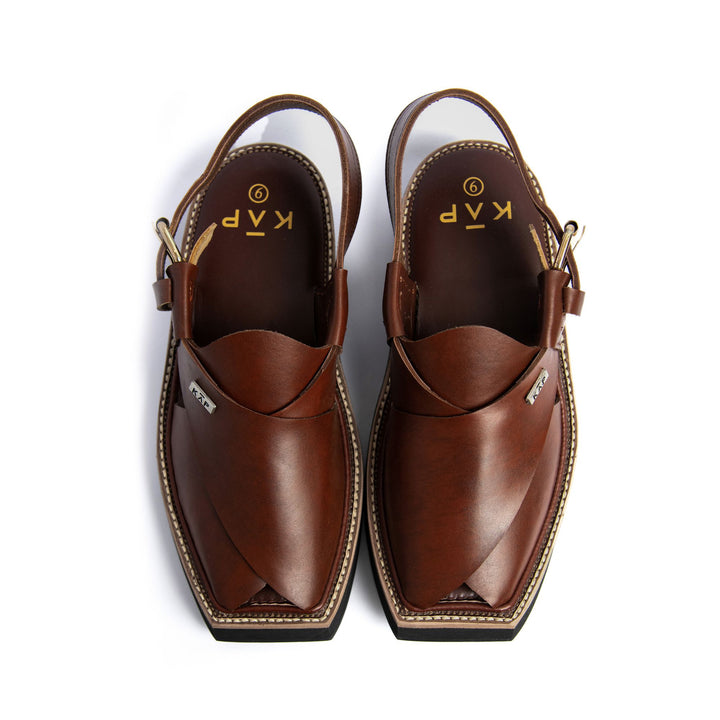 Tradewalk - Premium Kaptan Chappal (Brown)
