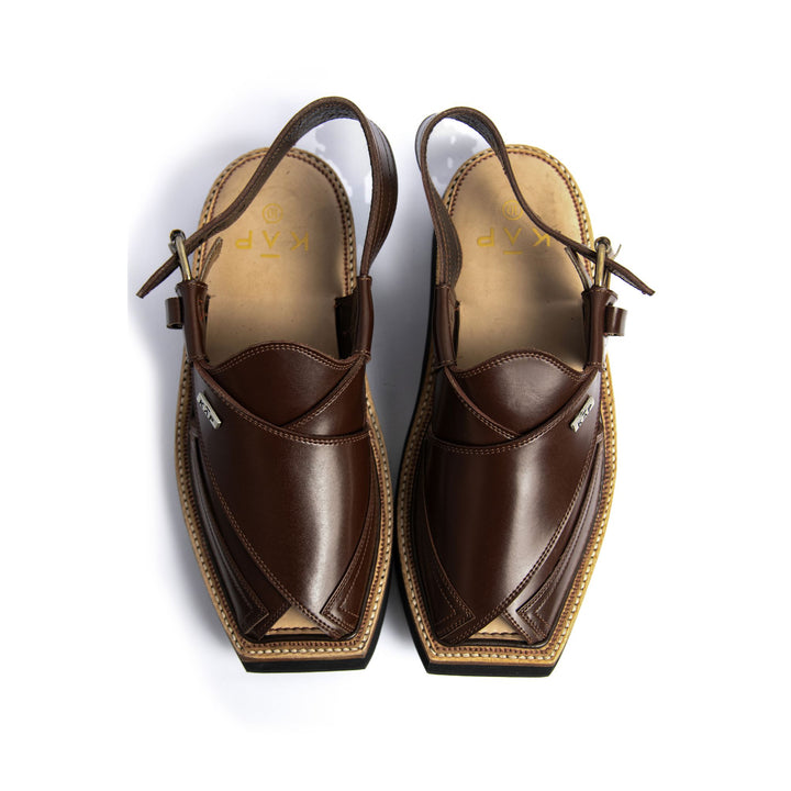 Trendsole - Bold Burgundy Kaptan Chappal