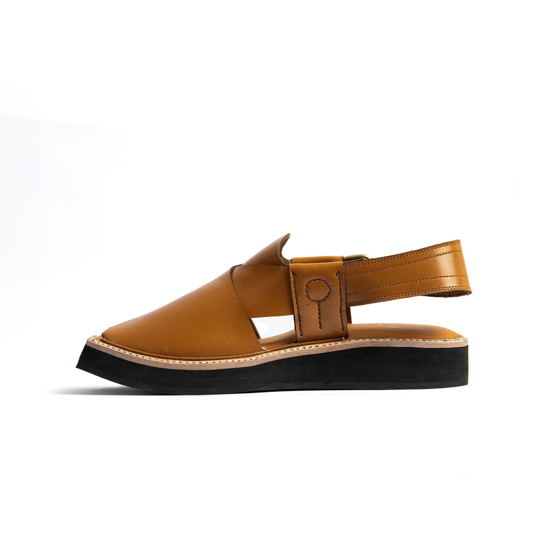 Tradewalk - Premium Kaptan Chappal (Camel Color)