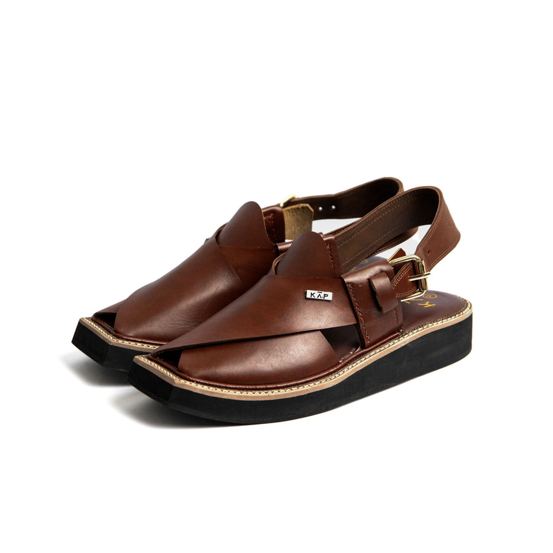 Tradewalk - Premium Kaptan Chappal (Brown)