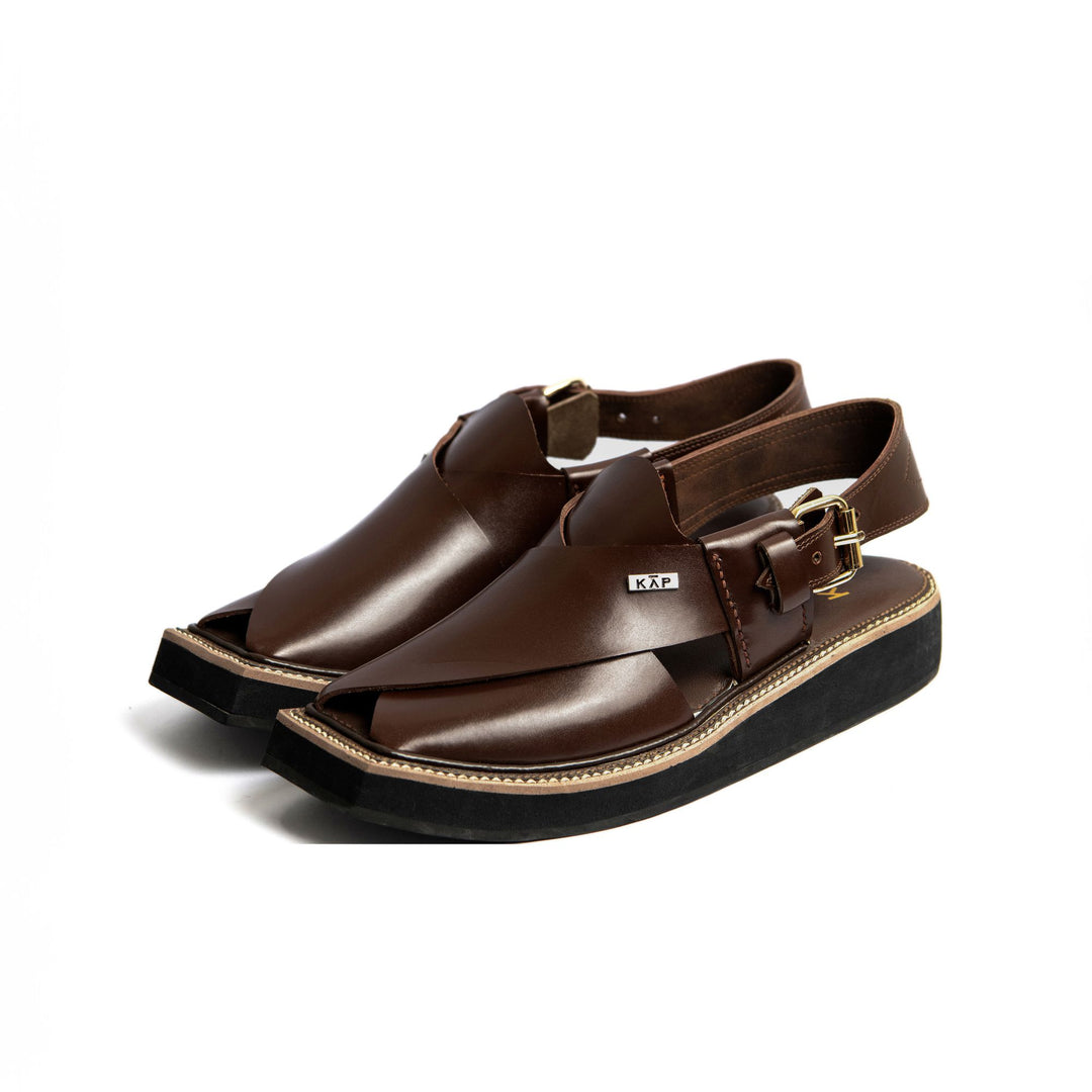 Tradewalk - Premium Burgundy Kaptan Chappal