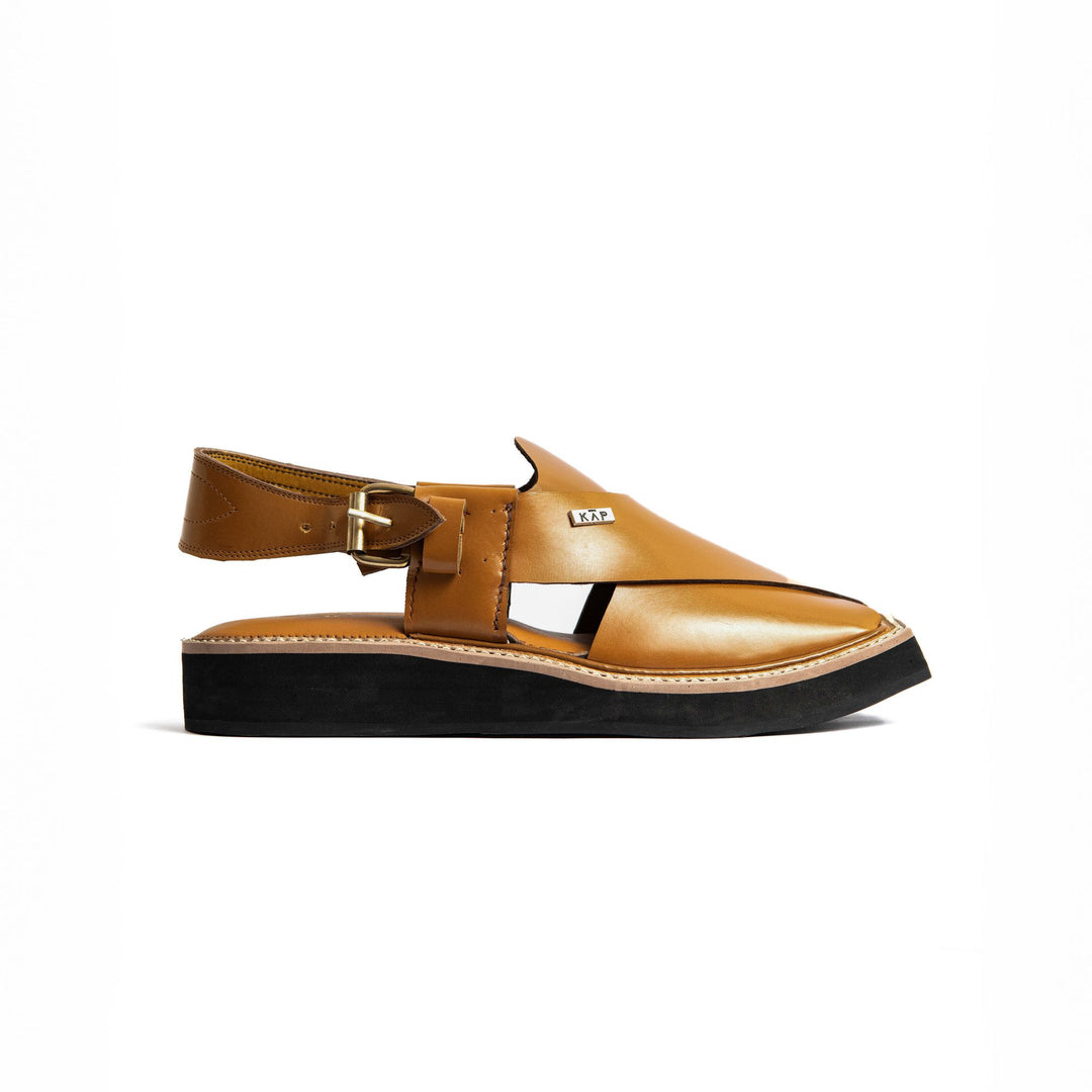 Tradewalk - Premium Kaptan Chappal (Camel Color)