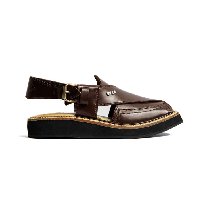Trendsole - Bold Burgundy Kaptan Chappal