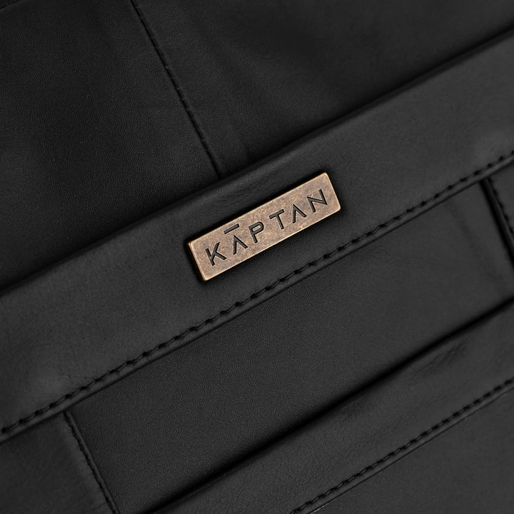 Executive Jet Black Laptop Bag
