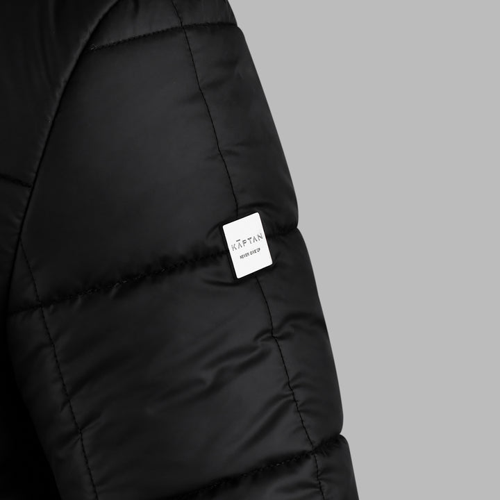 Mens Puffer Jacket Black | Kaptan