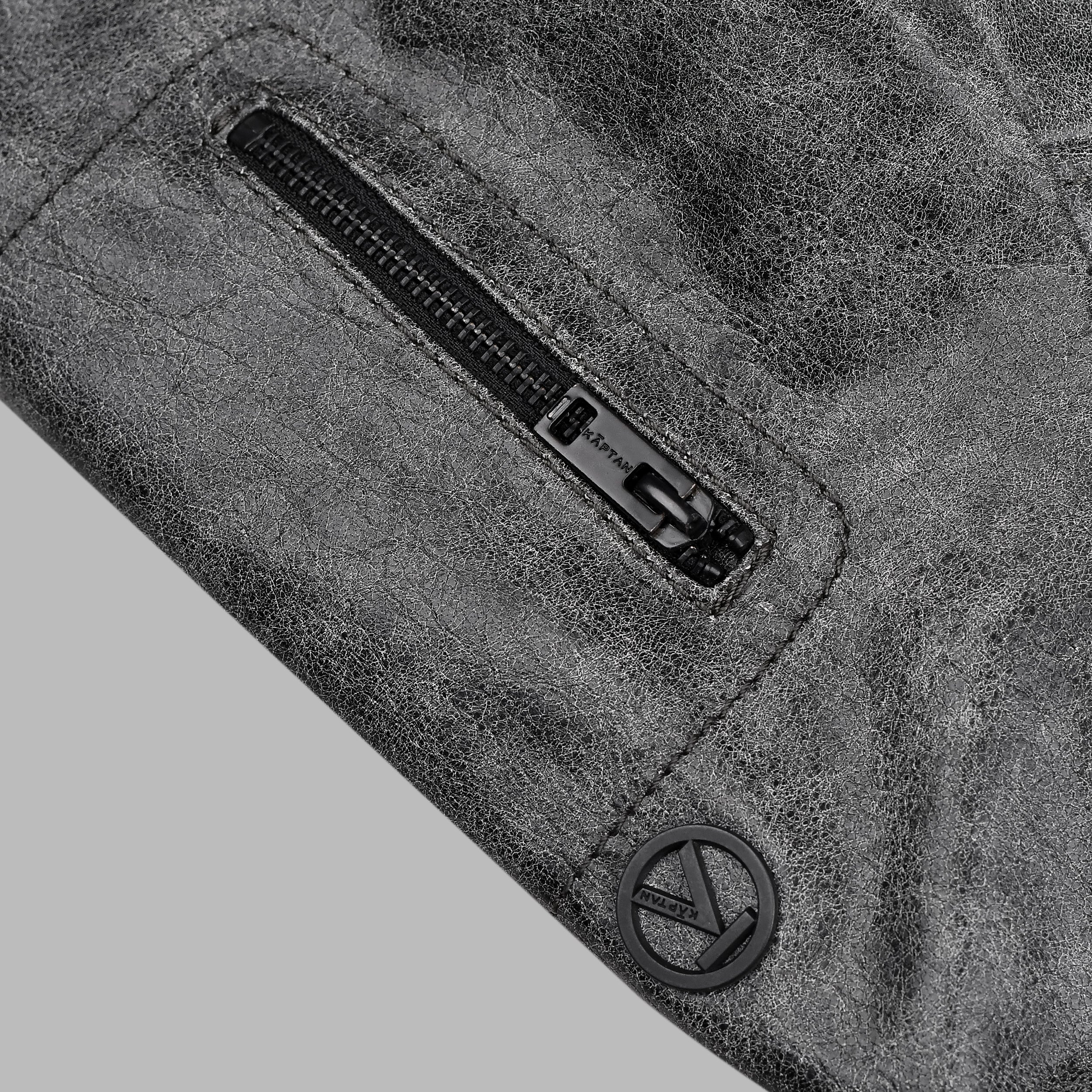 Iron Edge Bomber Jacket - Charcoal grey | Kaptan