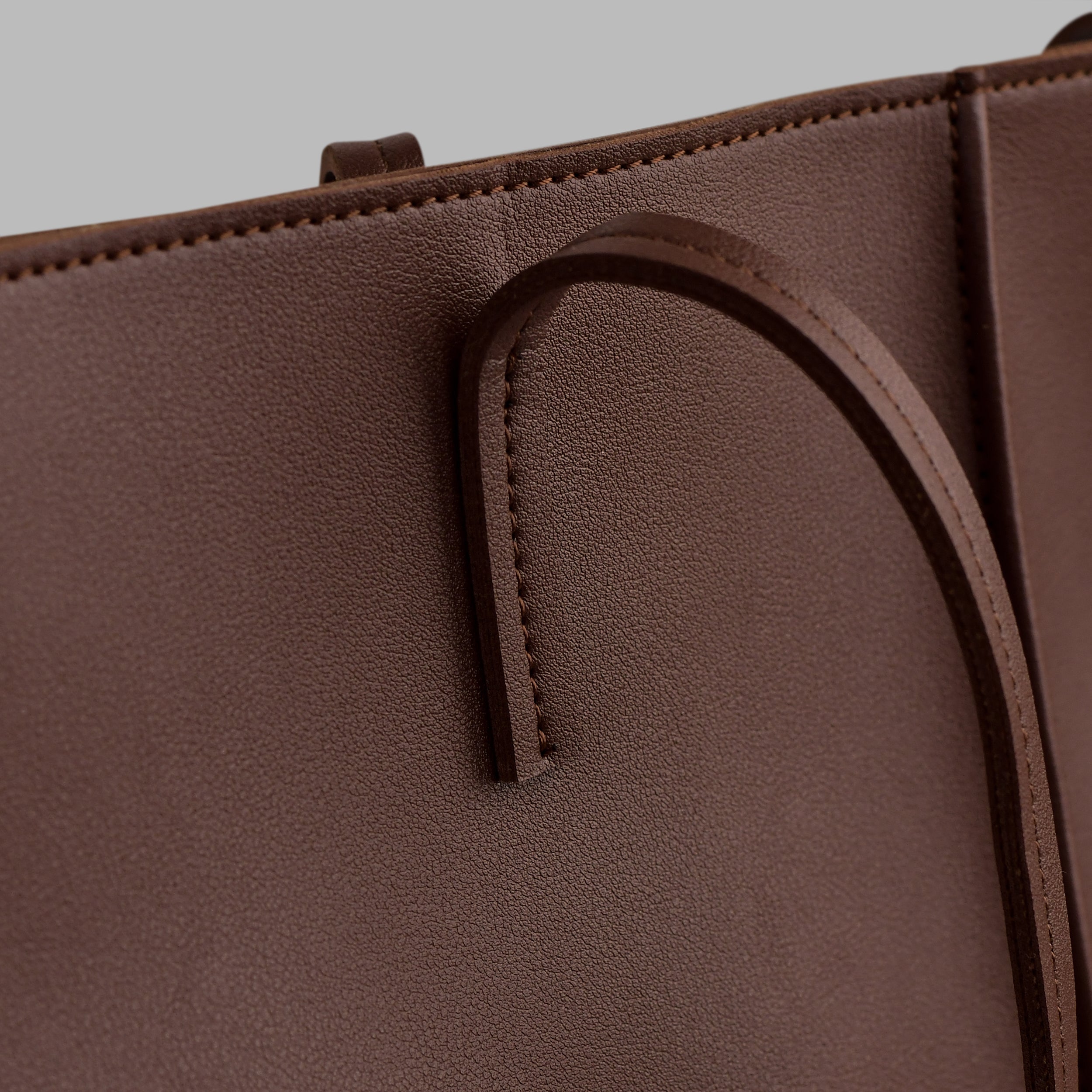 Noir Tote Bag- Dark Brown