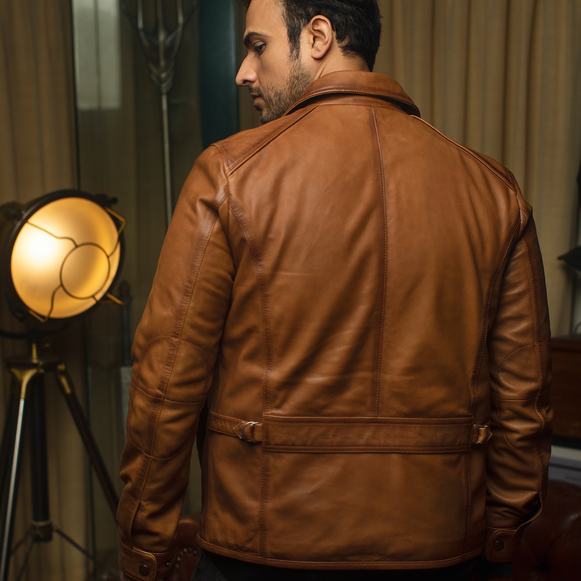 James Dean - Limited Edition Cognac Leather Jacket