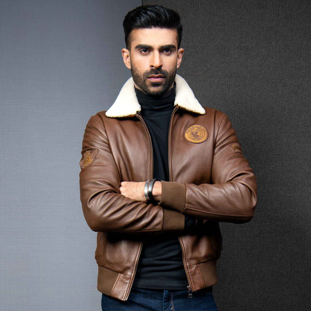 Aviator Leather Jacket Special Edition –