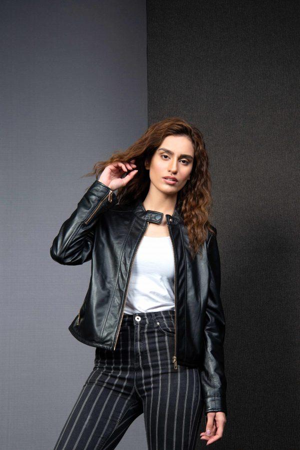 Premium Fashionista Leather Jacket for Women